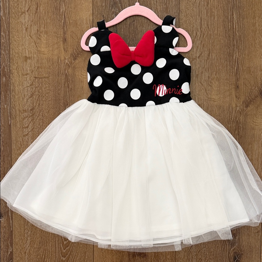 Disney Minnie Mouse Polka Dot Dress - Black, White, Red